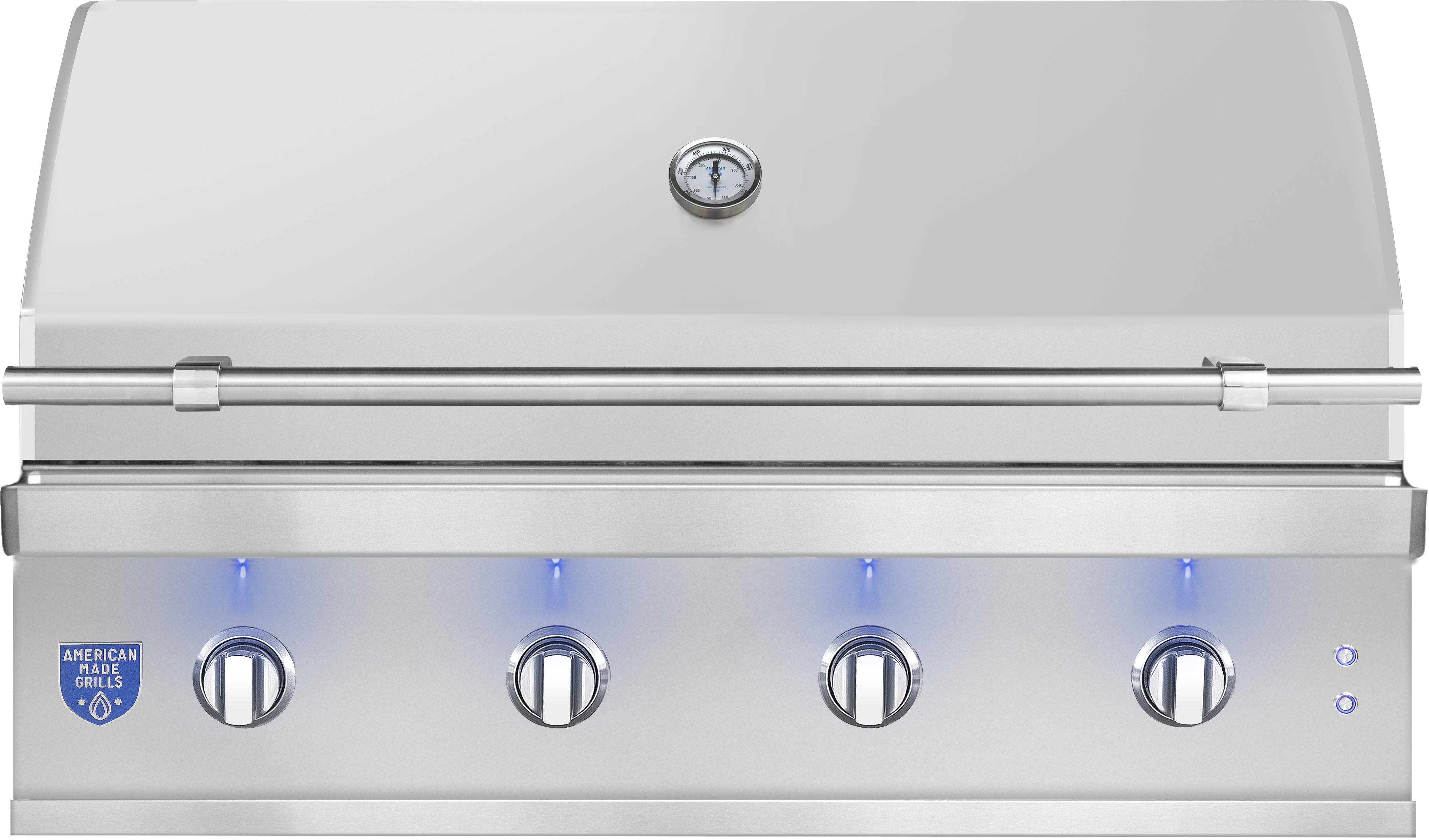 American Made Grills Atlas 42-Inch Built-In Propane Grill - grill head closed