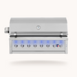 American Made Grills Ovation 54-Inch Built-In Hybrid Grill - hood closed