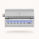 American Made Grills Ovation 54-Inch Built-In Hybrid Grill - hood closed