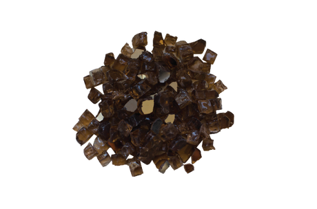 Amantii 1/2-Inch Light Brown Reflective Fire Glass Media 5 lb | AMSF-GLASS-02