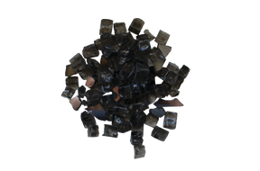 Amantii 1/2-Inch Dark Grey Reflective Fire Glass Media 5 lb | AMSF-GLASS-05