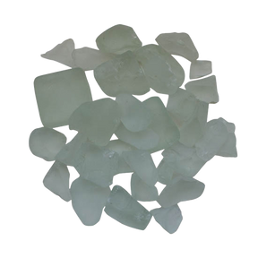 Amantii White Frosted Fire Glass Media 5 lb | AMSF-GLASS-07