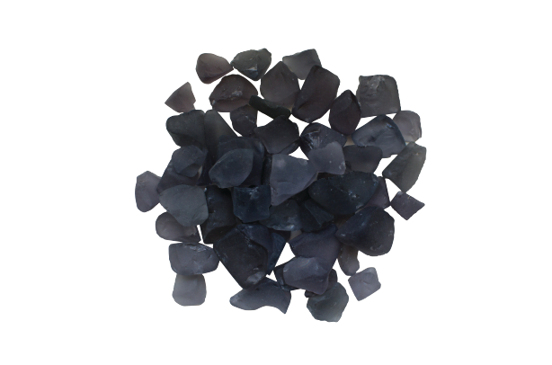 Amantii Dusty Purple Frosted Fire Glass Media 5 lb | AMSF-GLASS-08