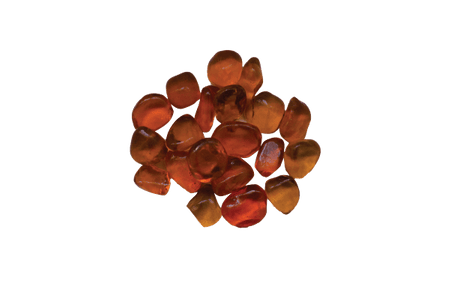 Amantii Orange Small Beads Fire Glass Media 5 lb | AMSF-GLASS-10