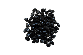 Amantii Black Small Beads Fire Glass Media 5 lb | AMSF-GLASS-12