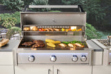 American Outdoor Grill L-Series Built-In Gas Grill - lifestyle, cooking