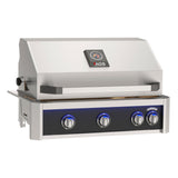 American Outdoor Grill AOG30LP 30-Inch L-Series Built-In Propane Grill - LED light bar black