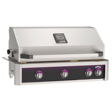 American Outdoor Grill AOG36LN 36-Inch L-Series Built-In Gas Grill - LED light bar black