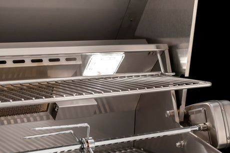 American Outdoor Grill L-Series Built-In Gas Grill - interior halogen lighting detail