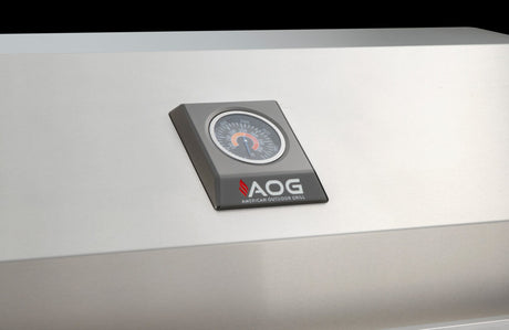 American Outdoor Grill L-Series Built-In Gas Grill - analog thermometer detail