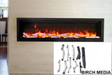 Birch log media option