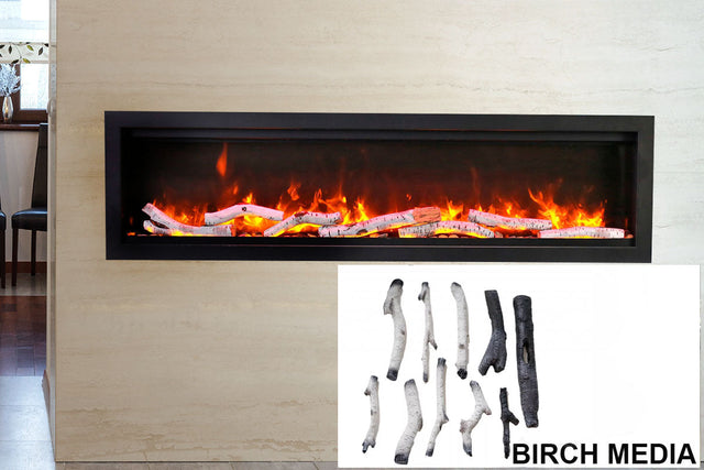 Birch log media option