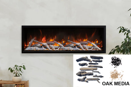 Oak log media option