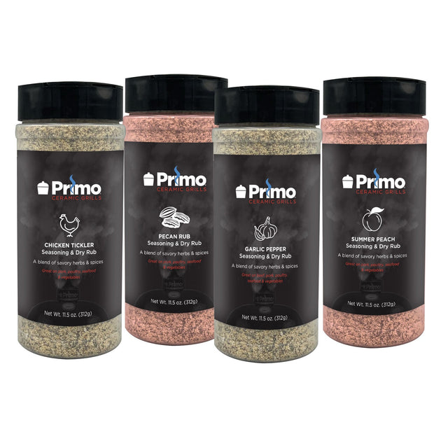 Primo John Henry rubs and sauce collection
