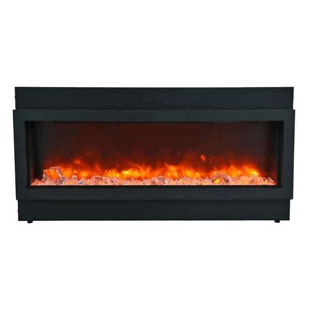 Amantii 50-inch Panorama Deep Extra Tall Lumina flame detail