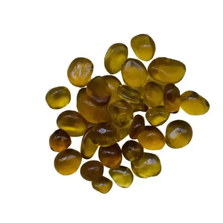 Amantii Amber Small Beads Fire Glass Media 5 lb | AMSF-GLASS-09
