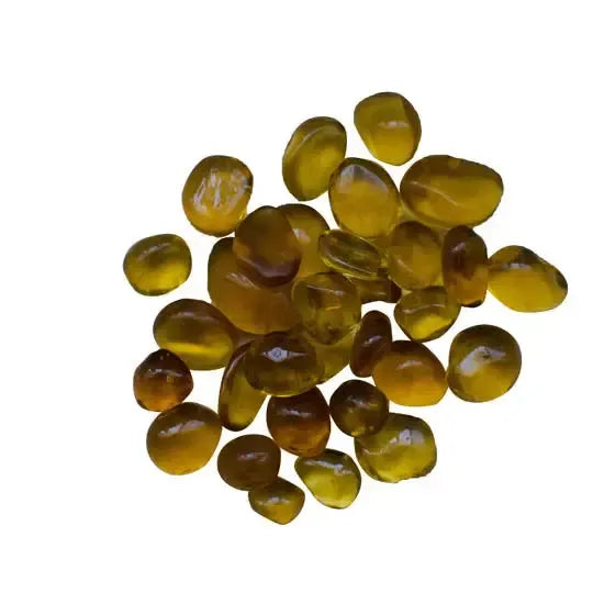 Amantii Amber Small Beads Fire Glass Media 5 lb | AMSF-GLASS-09