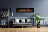 Amantii Panorama Deep XT with rustic log set