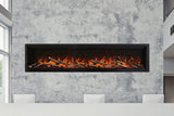 Amantii Symmetry Lumina 74 inch electric fireplace