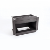 Aquafire Box 32 inch firebox enclosure the adapter plate fits