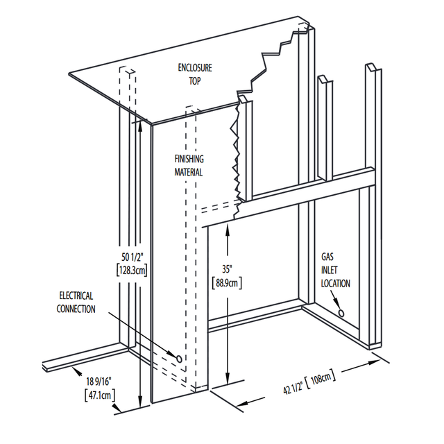 Napoleon Ascent 42 dimensions diagram
