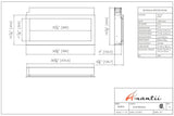 Amantii Panorama XtraSlim 40 specification chart
