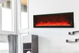 Amantii Panorama Slim 50 built-in linear electric fireplace