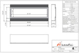 Amantii Panorama Slim 60 specification chart