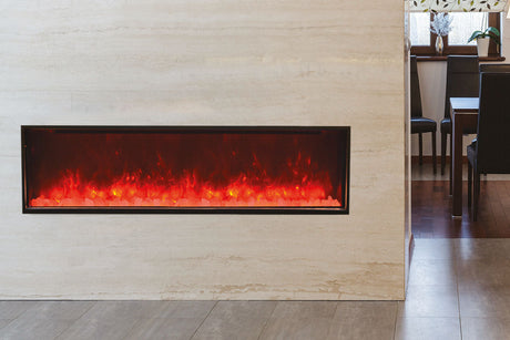 Amantii Panorama Slim 60 built-in linear electric fireplace