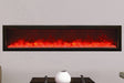 Amantii Panorama Slim 72 built-in linear electric fireplace