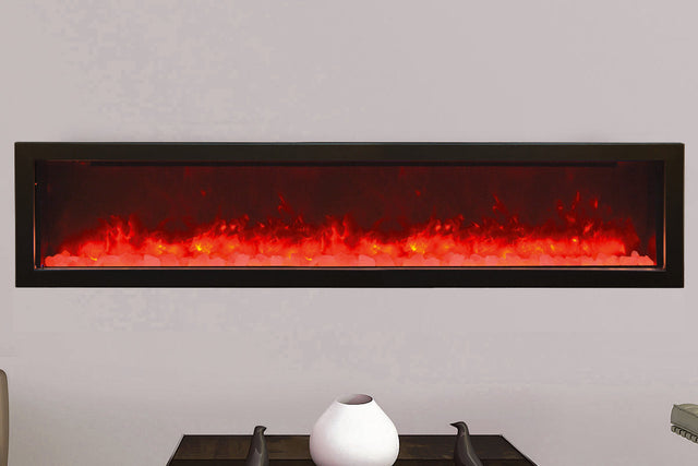 Amantii Panorama Slim 72 built-in linear electric fireplace