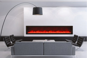 Amantii Panorama Slim 88 built-in linear electric fireplace