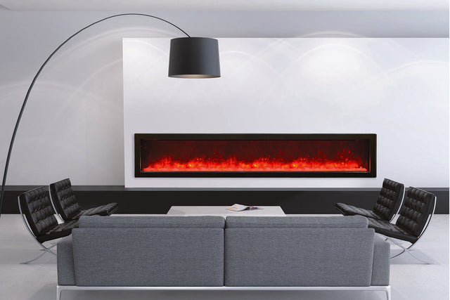 Amantii Panorama Slim 88 built-in linear electric fireplace