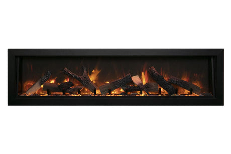 Amantii Panorama Deep 60 with yellow and orange flame