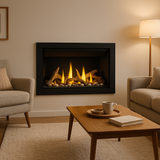 Napoleon Ascent Linear 36 gas fireplace detail