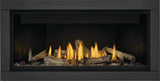 Napoleon Ascent Linear 42 BL42 with Classic Black Surround, glass media, Beach Fire and Shore Fire kits