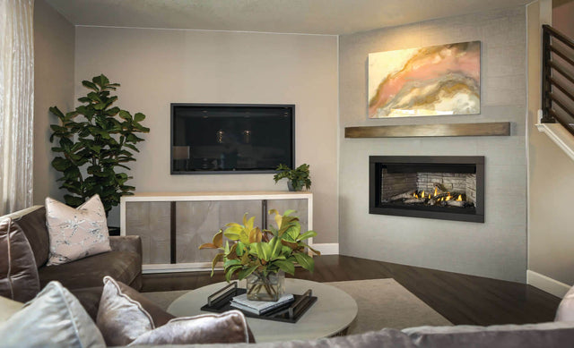 Napoleon Ascent Linear 42 BL42 installed in a living room