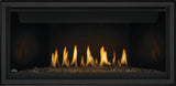 Napoleon Ascent Linear 42 BL42 with safety barrier and topaz CRYSTALINE glass ember bed