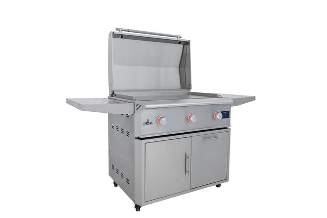 Blaze Premium LTE Pro 40-Inch Freestanding Gas Griddle With Lights