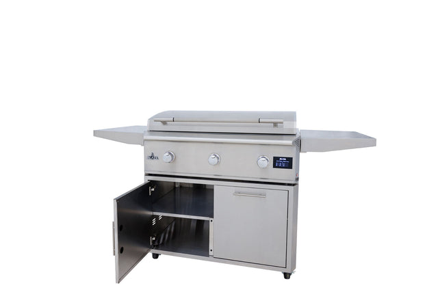 Blaze Premium LTE Pro 40-Inch Freestanding Gas Griddle With Lights