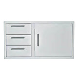 Blaze 39-Inch Stainless Steel Access Door & Triple Drawer Combo - BLZ-DDC-R-39-LTSC