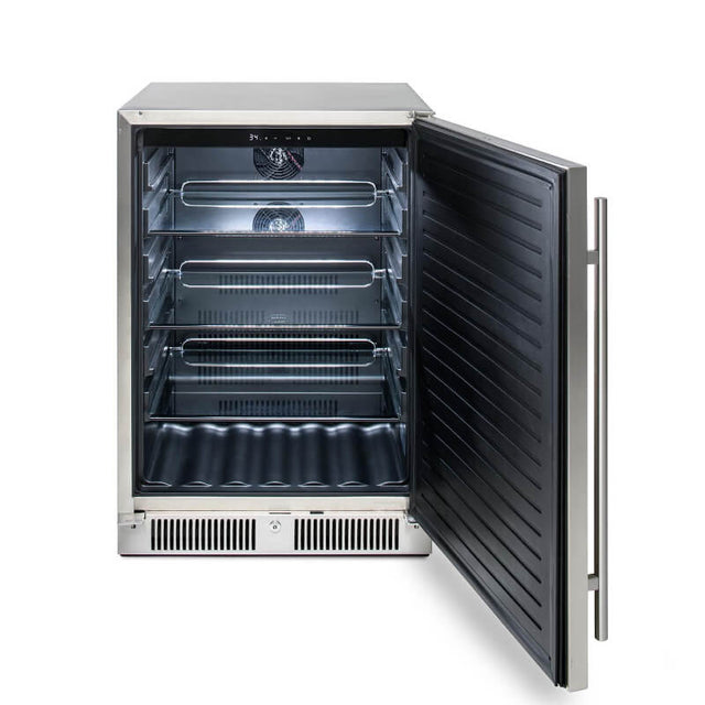 Blaze Morning Glow 10-Ft Outdoor Kitchen Island w/ 32-Inch Premium LTE+ Grill, Fridge in Architectural Bronze w/ Keon Countertop