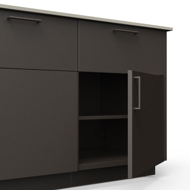 Blaze High Noon 10-Ft Outdoor Kitchen Island w/ 32-Inch Premium LTE+ Grill in Architectural Bronze w/ Keon Countertop