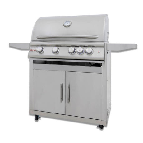 Blaze Premium LTE+ Marine 32 Inch 4-Burner Gas Grill With Rear Infrared Burner