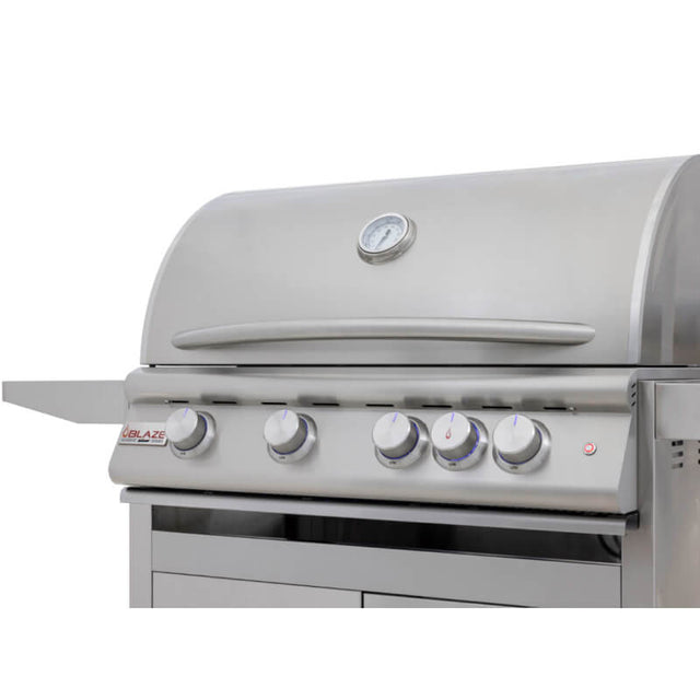 Blaze Premium LTE+ Marine 32 Inch 4-Burner Gas Grill With Rear Infrared Burner