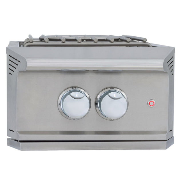 Blaze LTE Pro power burner installed in outdoor kitchen
