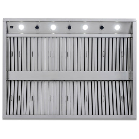 Blaze 48-inch outdoor vent hood underside straight on