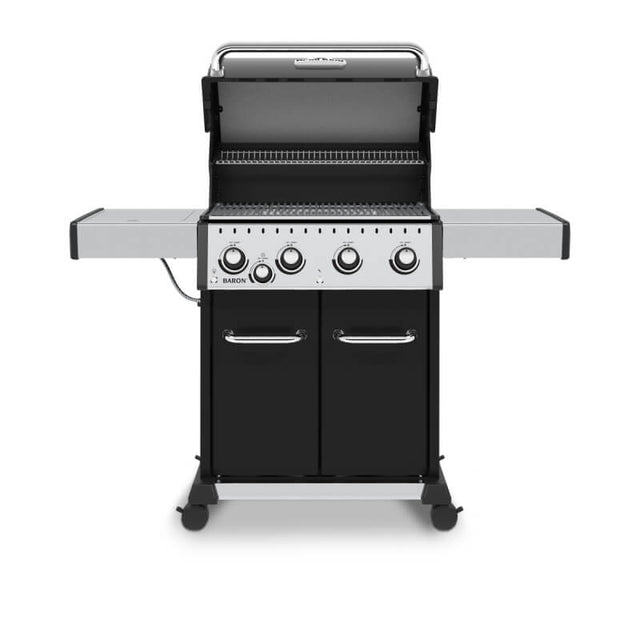 Broil King Baron 440 PRO 4-Burner Propane Gas Grill With Side Burner