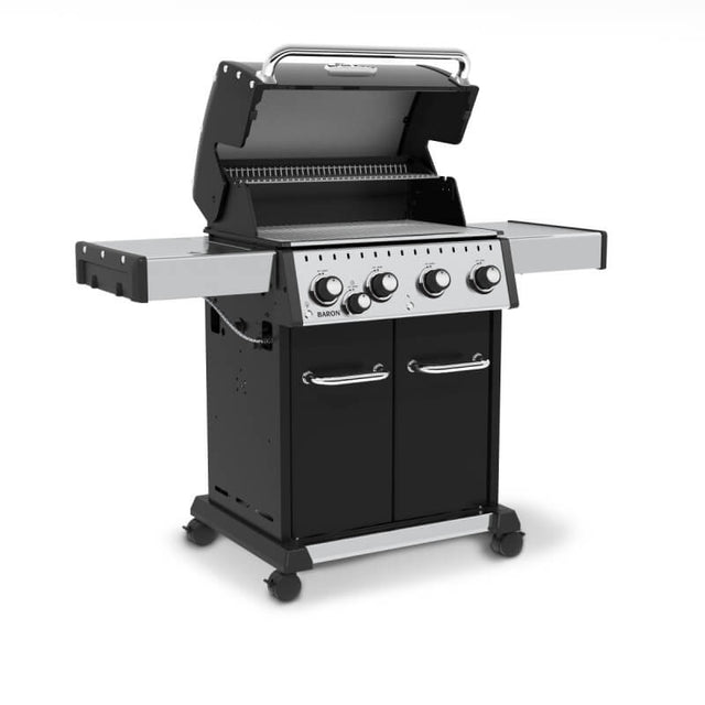 Broil King Baron 440 PRO 4-Burner Propane Gas Grill With Side Burner