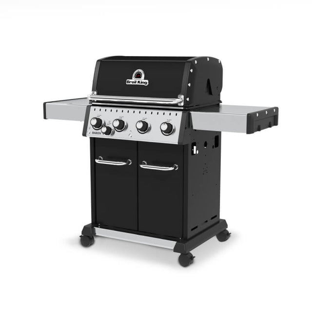 Broil King Baron 440 PRO 4-Burner Propane Gas Grill With Side Burner